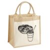 Cotton Pocket Jute Midi Tote Thumbnail