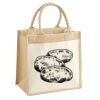 Cotton Pocket Jute Midi Tote Thumbnail
