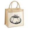 Cotton Pocket Jute Midi Tote Thumbnail