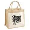Cotton Pocket Jute Midi Tote Thumbnail