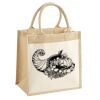 Cotton Pocket Jute Midi Tote Thumbnail