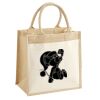 Cotton Pocket Jute Midi Tote Thumbnail