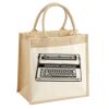 Cotton Pocket Jute Midi Tote Thumbnail