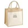 Cotton Pocket Jute Midi Tote Thumbnail