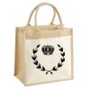 Cotton Pocket Jute Midi Tote Thumbnail