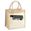 Cotton Pocket Jute Midi Tote Thumbnail