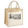 Cotton Pocket Jute Midi Tote Thumbnail
