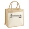 Cotton Pocket Jute Midi Tote Thumbnail