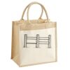 Cotton Pocket Jute Midi Tote Thumbnail
