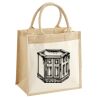 Cotton Pocket Jute Midi Tote Thumbnail