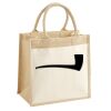 Cotton Pocket Jute Midi Tote Thumbnail
