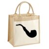 Cotton Pocket Jute Midi Tote Thumbnail