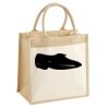 Cotton Pocket Jute Midi Tote Thumbnail