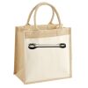 Cotton Pocket Jute Midi Tote Thumbnail