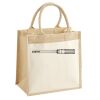 Cotton Pocket Jute Midi Tote Thumbnail