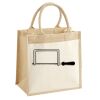 Cotton Pocket Jute Midi Tote Thumbnail