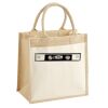 Cotton Pocket Jute Midi Tote Thumbnail