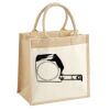 Cotton Pocket Jute Midi Tote Thumbnail