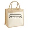 Cotton Pocket Jute Midi Tote Thumbnail