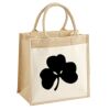 Cotton Pocket Jute Midi Tote Thumbnail