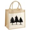 Cotton Pocket Jute Midi Tote Thumbnail