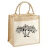 Cotton Pocket Jute Midi Tote Thumbnail