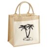Cotton Pocket Jute Midi Tote Thumbnail