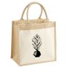 Cotton Pocket Jute Midi Tote Thumbnail