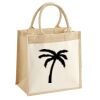 Cotton Pocket Jute Midi Tote Thumbnail