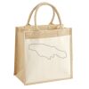 Cotton Pocket Jute Midi Tote Thumbnail