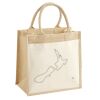 Cotton Pocket Jute Midi Tote Thumbnail