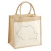 Cotton Pocket Jute Midi Tote Thumbnail