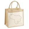 Cotton Pocket Jute Midi Tote Thumbnail