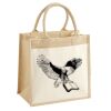 Cotton Pocket Jute Midi Tote Thumbnail