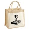 Cotton Pocket Jute Midi Tote Thumbnail