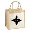 Cotton Pocket Jute Midi Tote Thumbnail