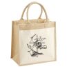 Cotton Pocket Jute Midi Tote Thumbnail