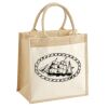 Cotton Pocket Jute Midi Tote Thumbnail