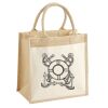 Cotton Pocket Jute Midi Tote Thumbnail