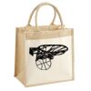 Cotton Pocket Jute Midi Tote Thumbnail