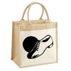 Cotton Pocket Jute Midi Tote Thumbnail