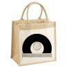 Cotton Pocket Jute Midi Tote Thumbnail
