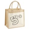 Cotton Pocket Jute Midi Tote Thumbnail