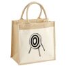 Cotton Pocket Jute Midi Tote Thumbnail