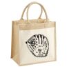 Cotton Pocket Jute Midi Tote Thumbnail
