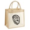 Cotton Pocket Jute Midi Tote Thumbnail
