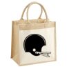 Cotton Pocket Jute Midi Tote Thumbnail
