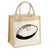 Cotton Pocket Jute Midi Tote Thumbnail