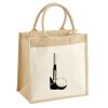 Cotton Pocket Jute Midi Tote Thumbnail
