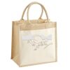 Cotton Pocket Jute Midi Tote Thumbnail